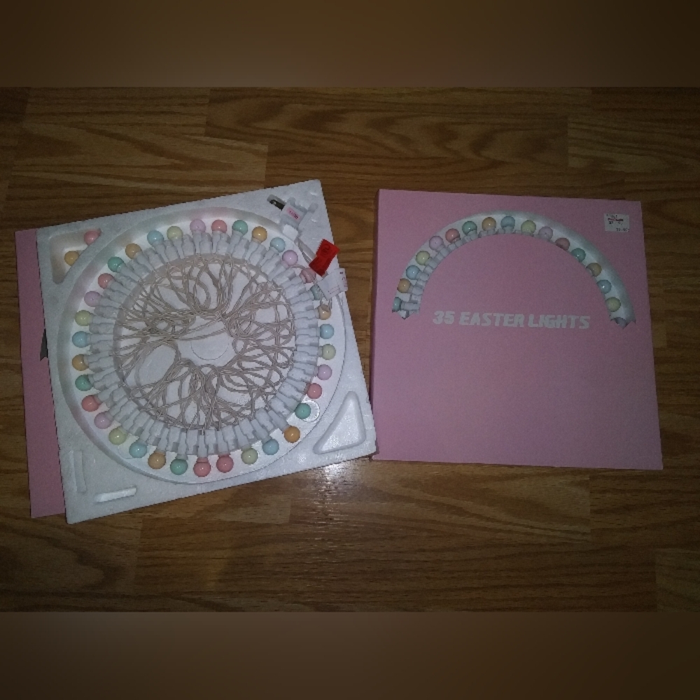 Vintage NOS 35 Easter Light Sets. 2 Sets. Multicolor Pastels